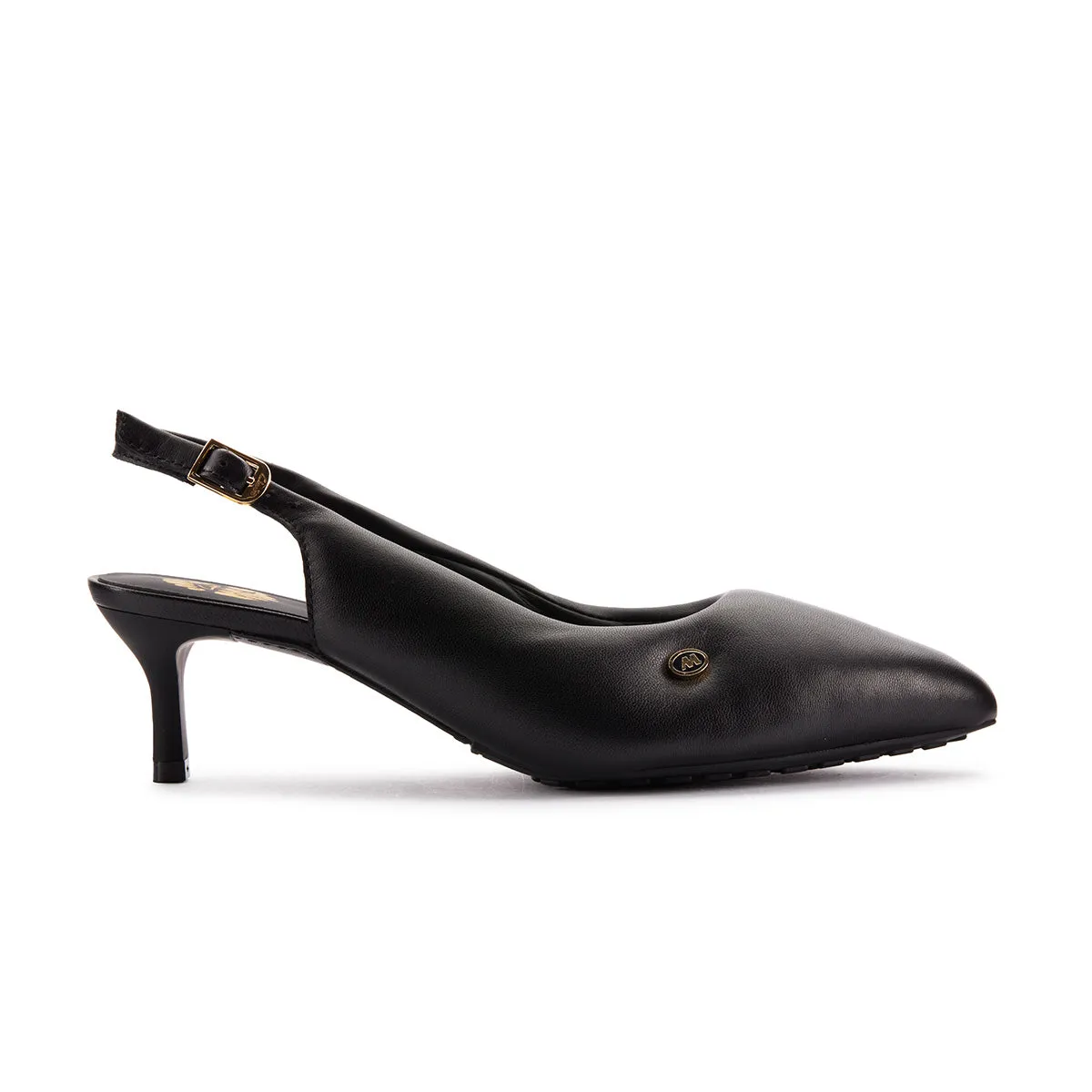   Martine rose Wmns CUR Sling 1 'Black Leather' Fiber Mix