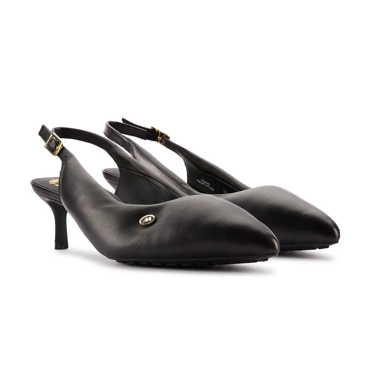 Arch Support Health Focused Adjustable   Martine rose Wmns CUR Sling 1 'Black Leather'