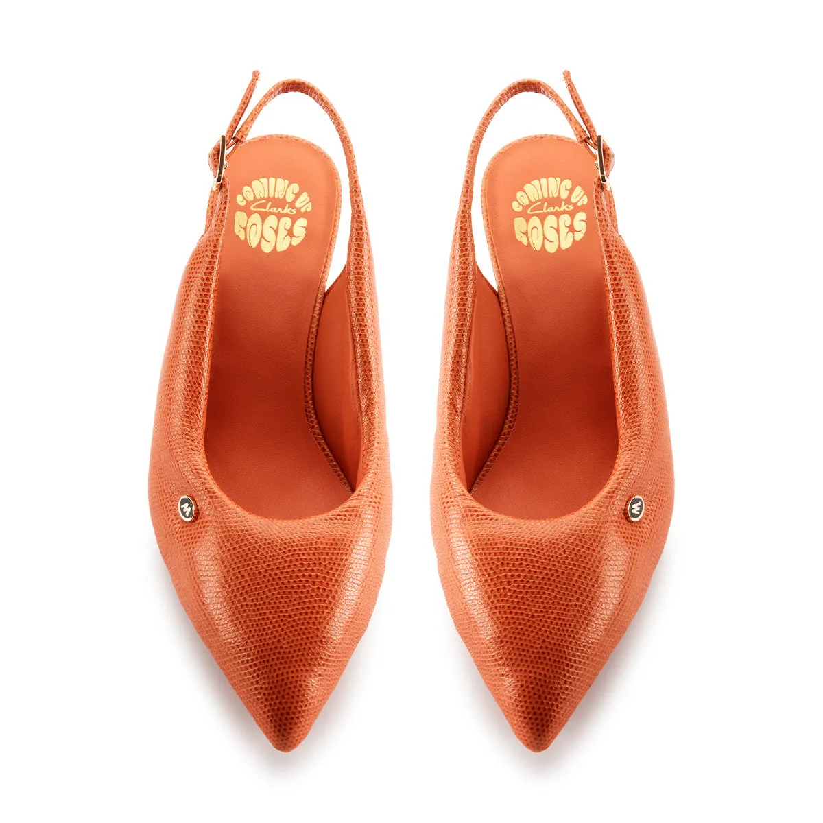 Cushioned heel Move Light   Martine rose Wmns CUR Sling 1 'Orange Interest Leather'