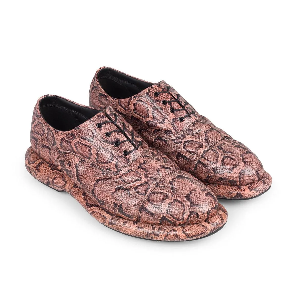   Martine Rose Wmns Oxford 'Rose Snake' Padded collar