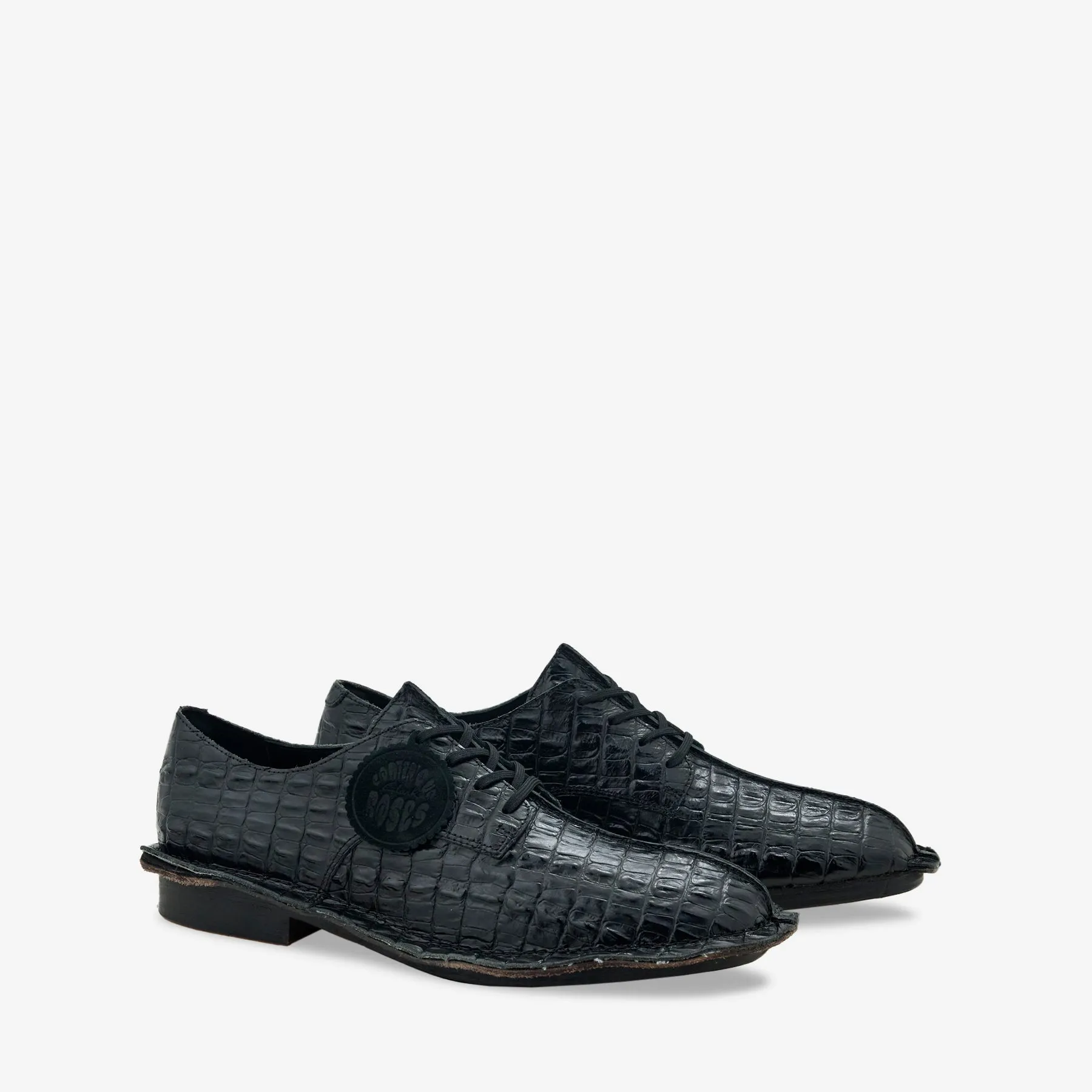 Martine Rose x Derby Black Leather Heavy Stride Daily Move