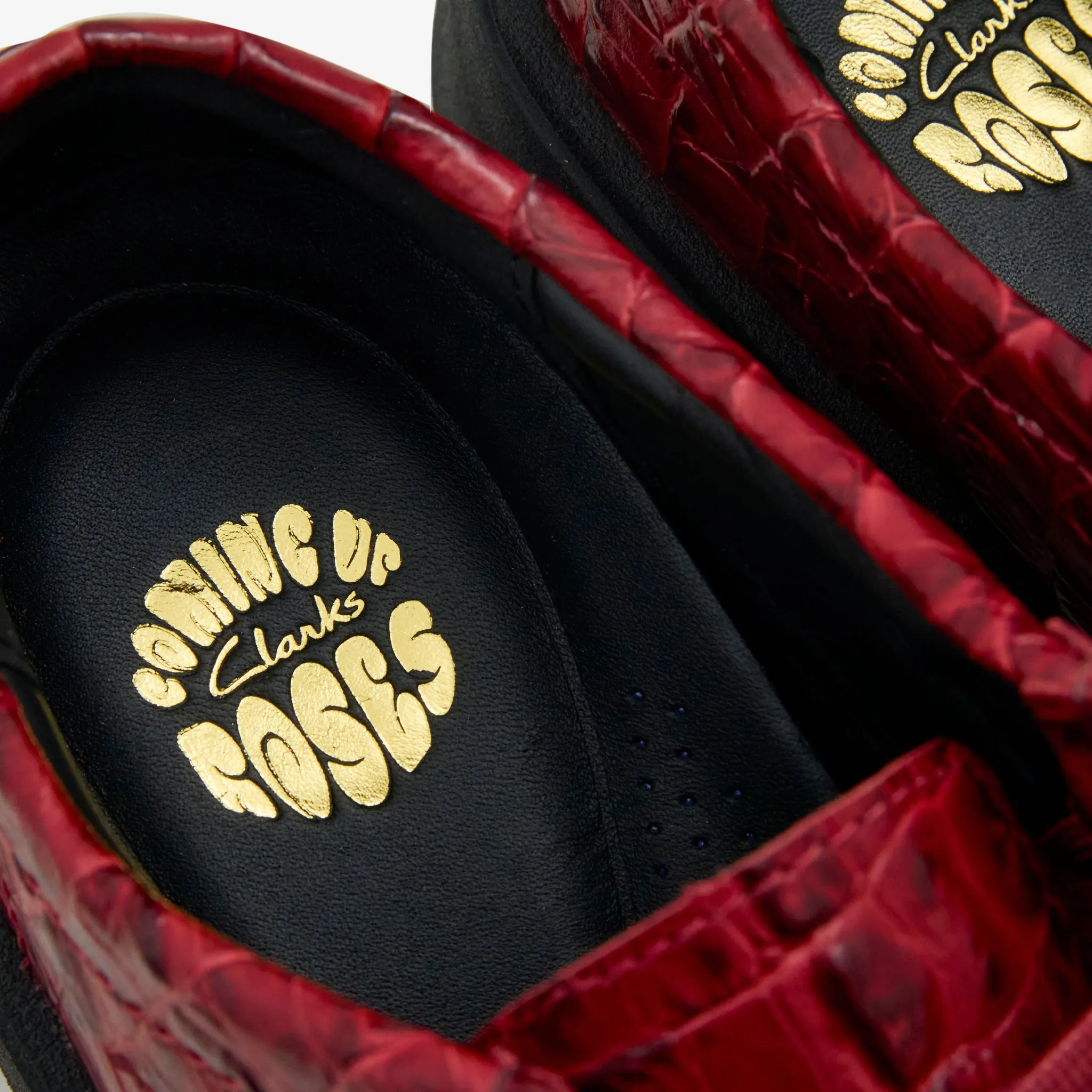 Martine Rose x Torview Burgundy Leather Urban Stroll Cushioned Upper