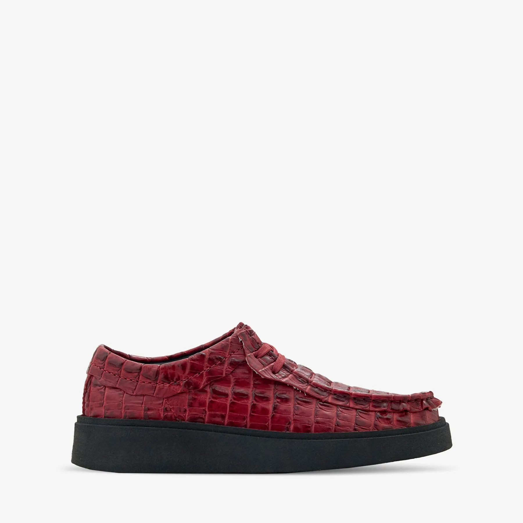 Flat Style Martine Rose x Women's Torview Burgundy Leather