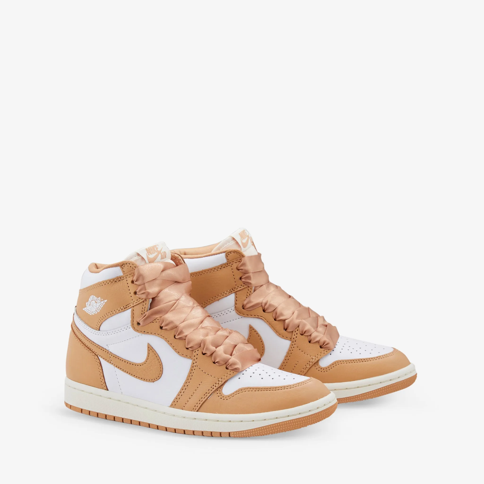 Women's Air Jordan 1 Retro High OG Praline | White | Sail Iconic lining