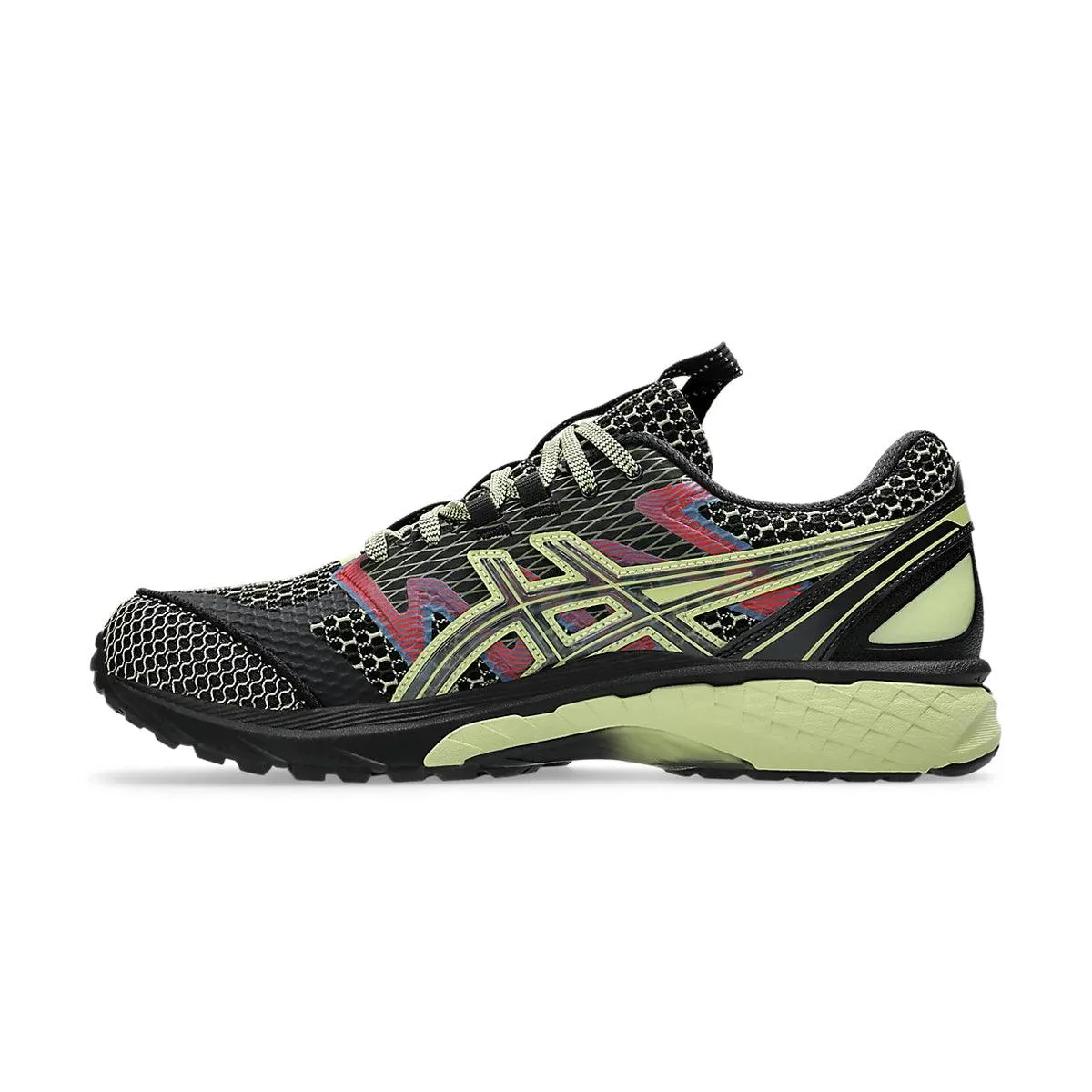 US4-S GEL-Terrain 'Black Neon Lime' Red Glow Brave Walk