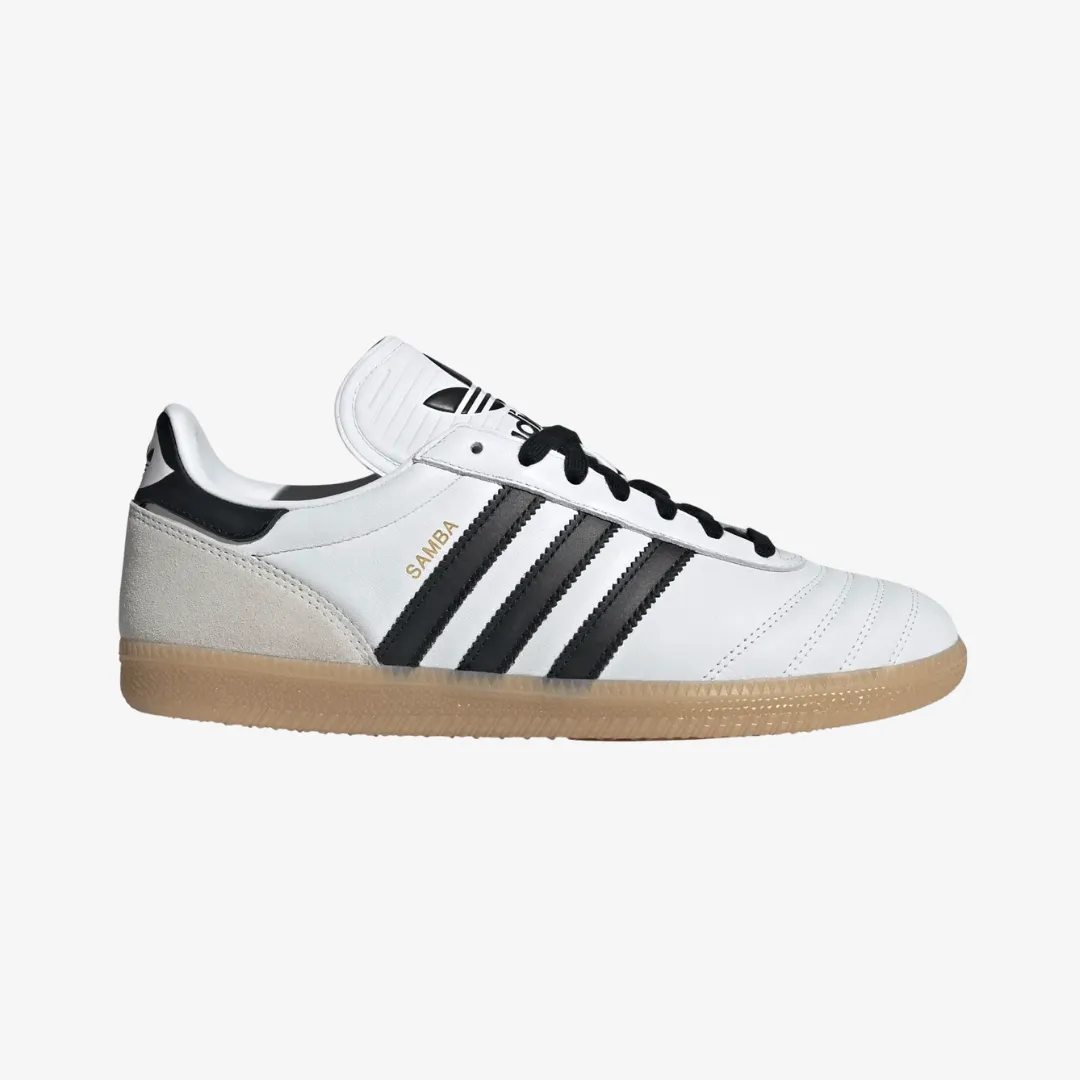 mens adidas samba jp (cloud white/black/gum) Quick Flex