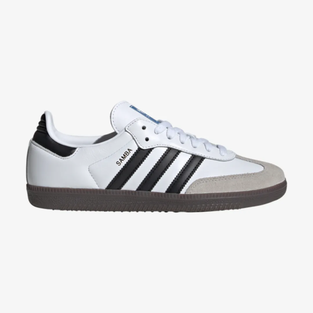 mens adidas samba og (white/black) Palm Base Comfort Outsole