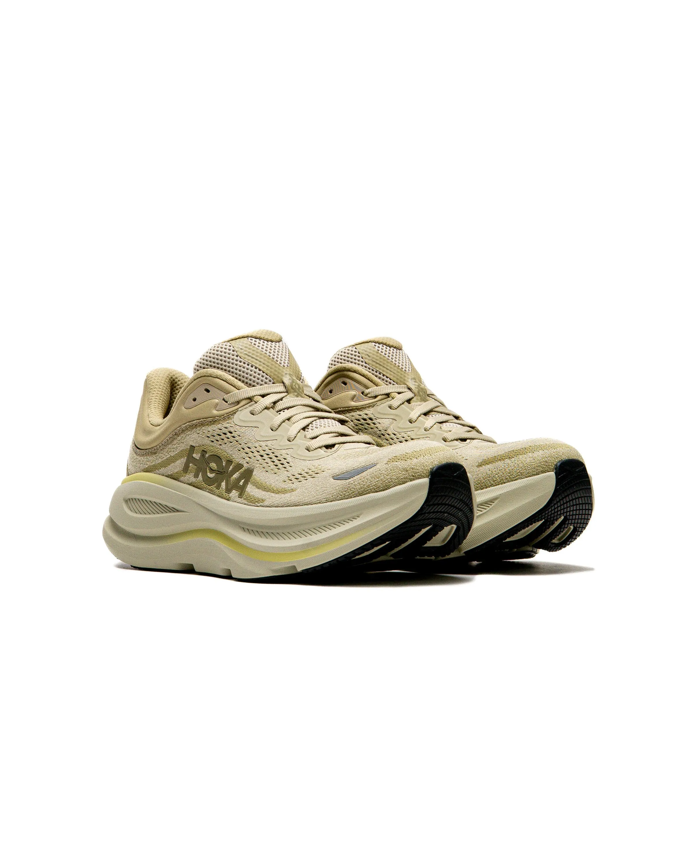 Low Profile Weekend Trip Viral Pop mens hoka bondi 9 (grassland/oyster mushroom)