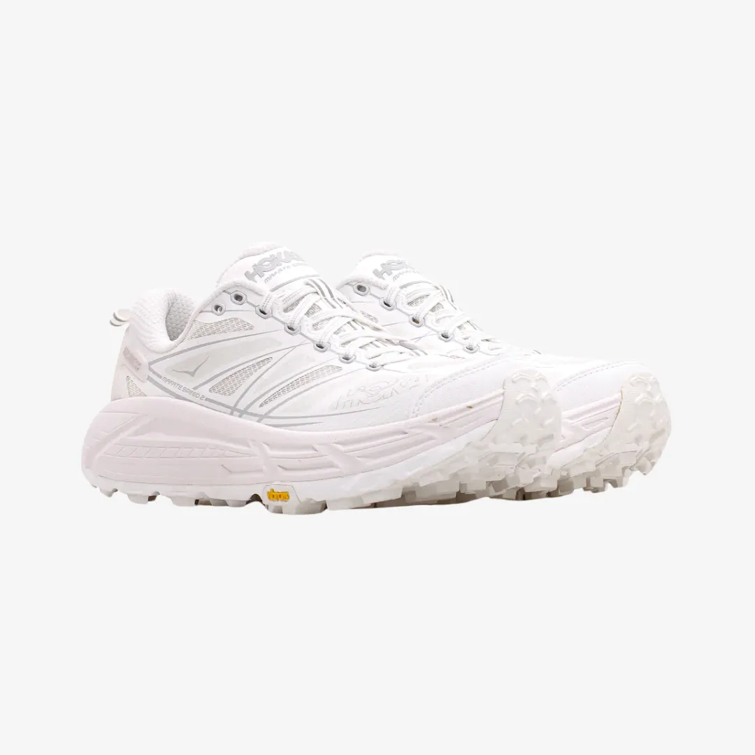 mens hoka mafate speed 2 (white) Anti Odor Gym Workout