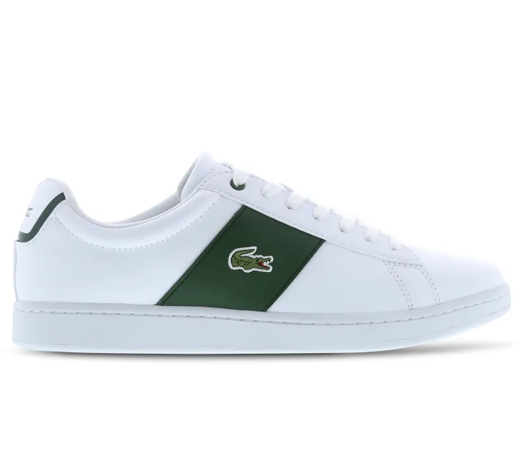 Men's Lacoste Carnaby 0121 4 SMA (White/Dark Green) Casual