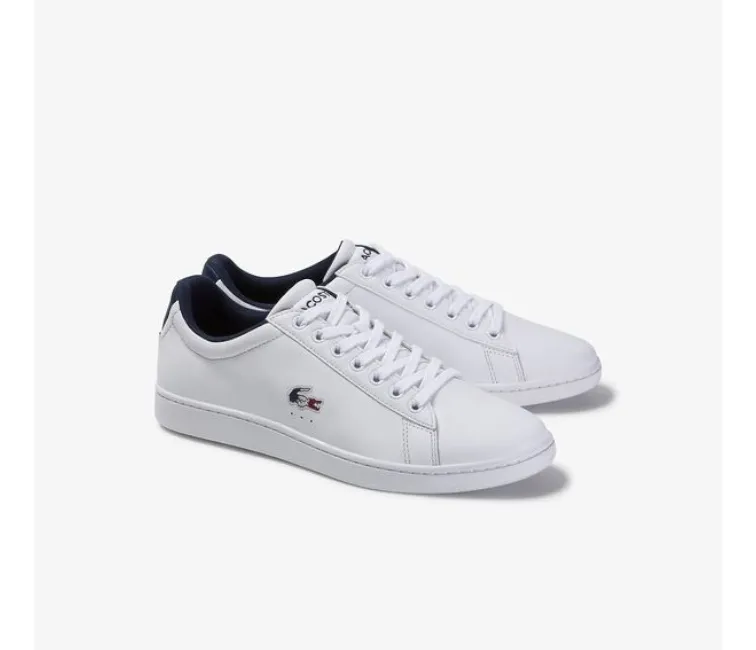 Work Pace Men's Lacoste Carnaby Evo TRI1 SMA (White/Navy/Red)
