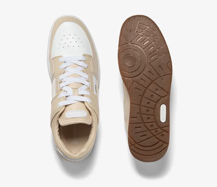 Men's Lacoste Court Cage 123 2 SMA (White/Gum) Smooth Design Spring Ready