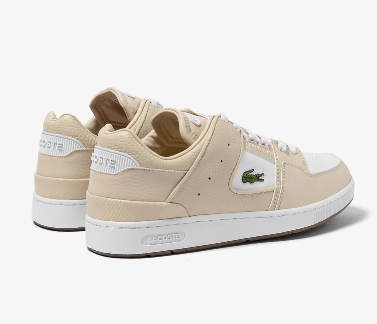 Comfortable Step Shoes Men's Lacoste Court Cage 123 2 SMA (White/Gum)