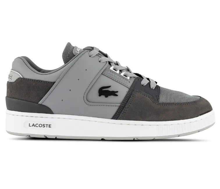 Men's Lacoste Court Cage 123 7 SMA (Grey/White) Lounge Style Student wear