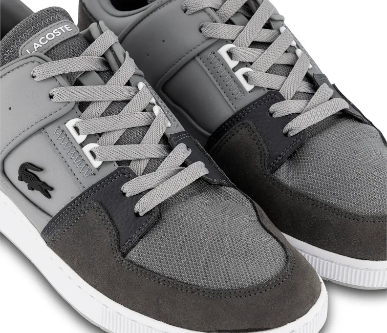 Go Daily Men's Lacoste Court Cage 123 7 SMA (Grey/White)