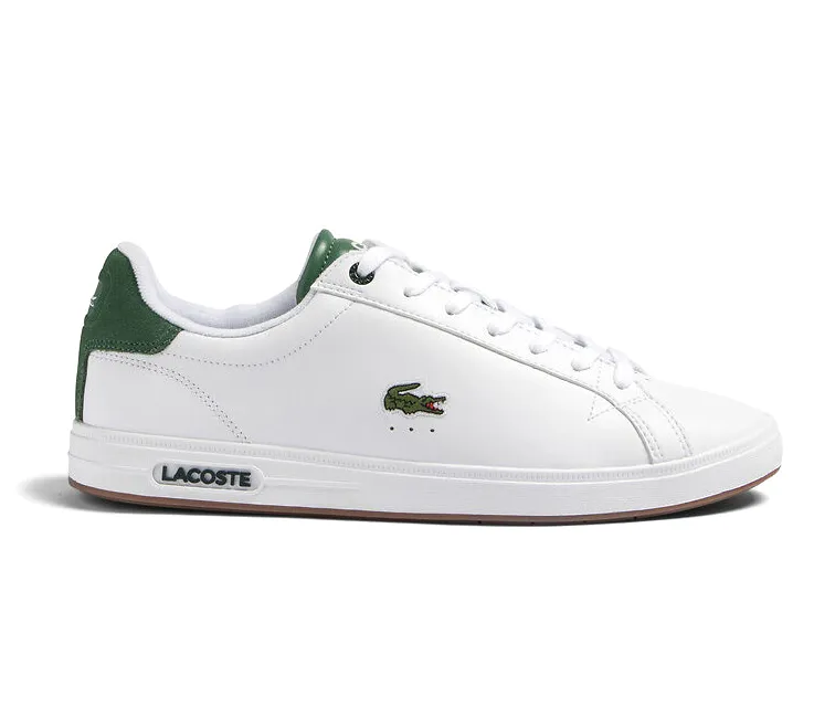 Men's Lacoste Graduate Pro 123 2 (White/Gum) Comfort Fitment Comfort Tech