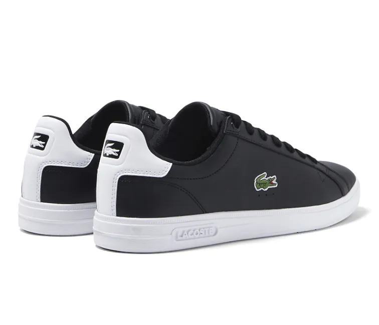 Men's Lacoste Graduate PRO 222 1 SMA (BLK/WHT) Mule Style