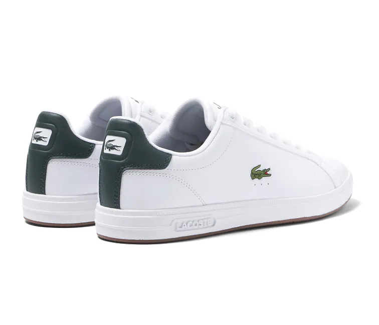 Men's Lacoste Graduate Pro 222 1 SMA (White/Dark Green) Herd Hike Rose Glow