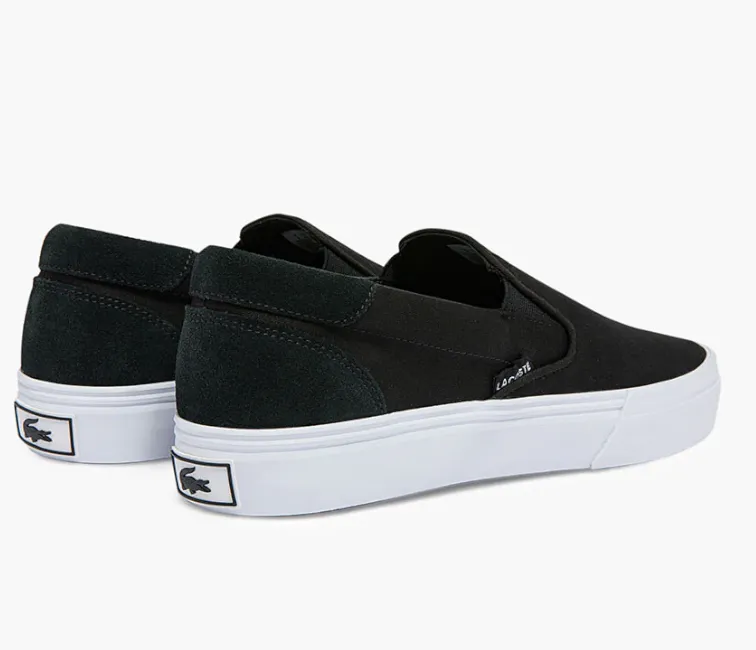 Simple Style Air Flow Men's Lacoste Jump Serve Slip 07221 (Black/White)