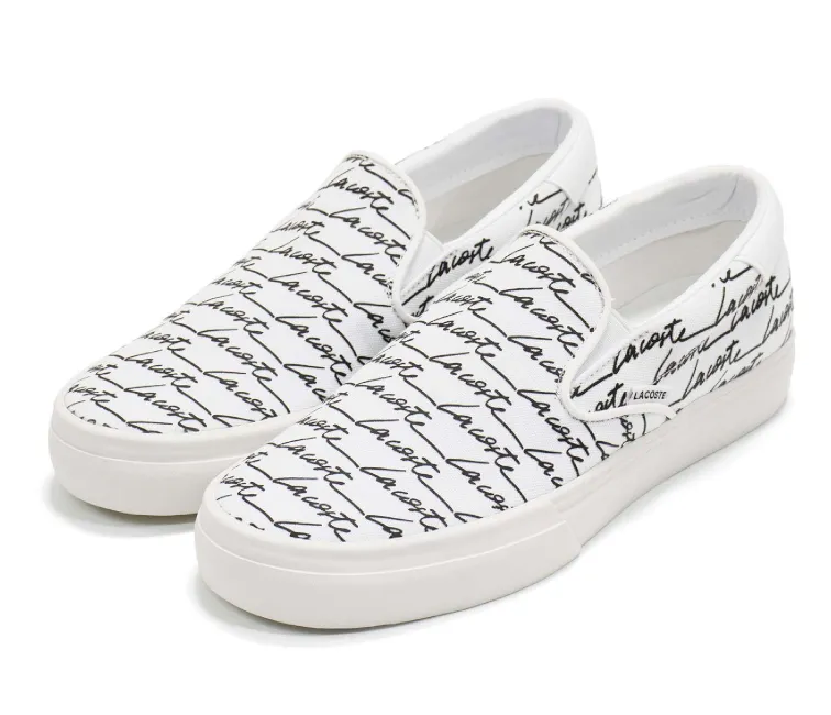 Men's Lacoste Jump Serve Slip 07224 CMA (White/Black) Float Feel Energy return