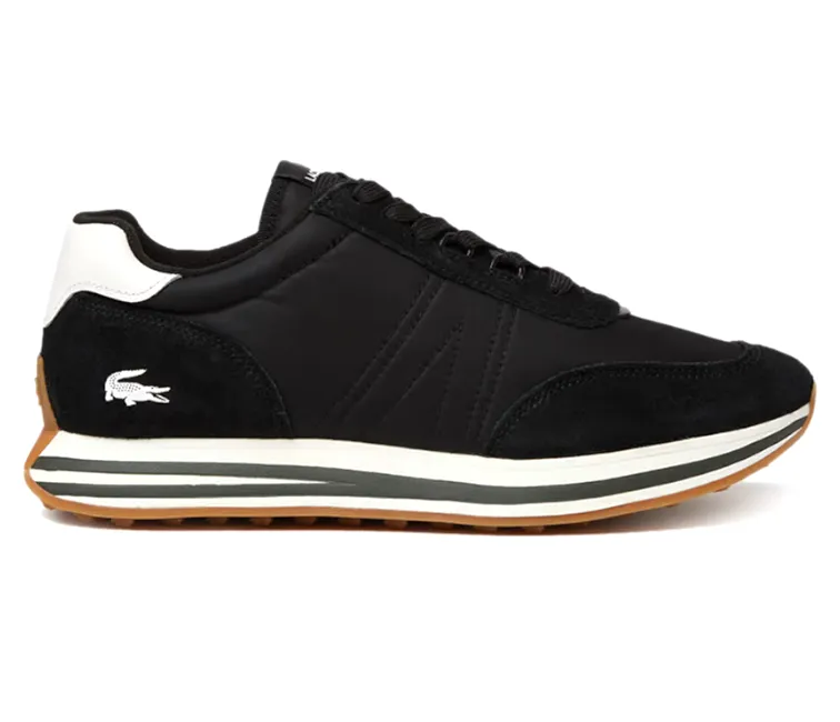 Perfect Fit Light Stride Men's Lacoste L-Spin 222 SMA (Black/Gum)