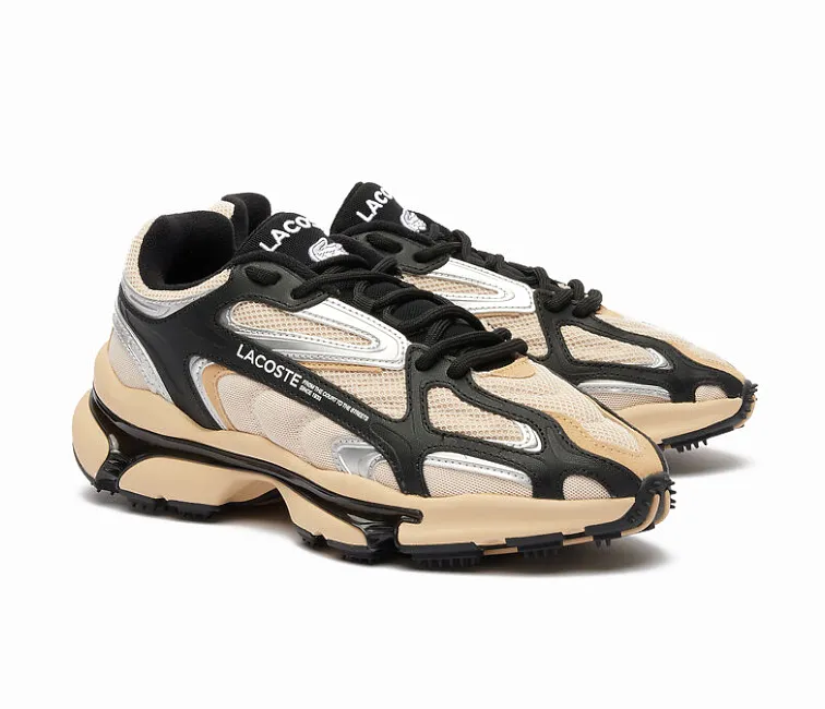 Men's Lacoste L003 2K24 124 1 SMA (Light Tan/Black) Street Move Cushioned Upper