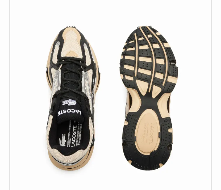 Men's Lacoste L003 2K24 124 1 SMA (Light Tan/Black) Fit Anywhere Balance Step