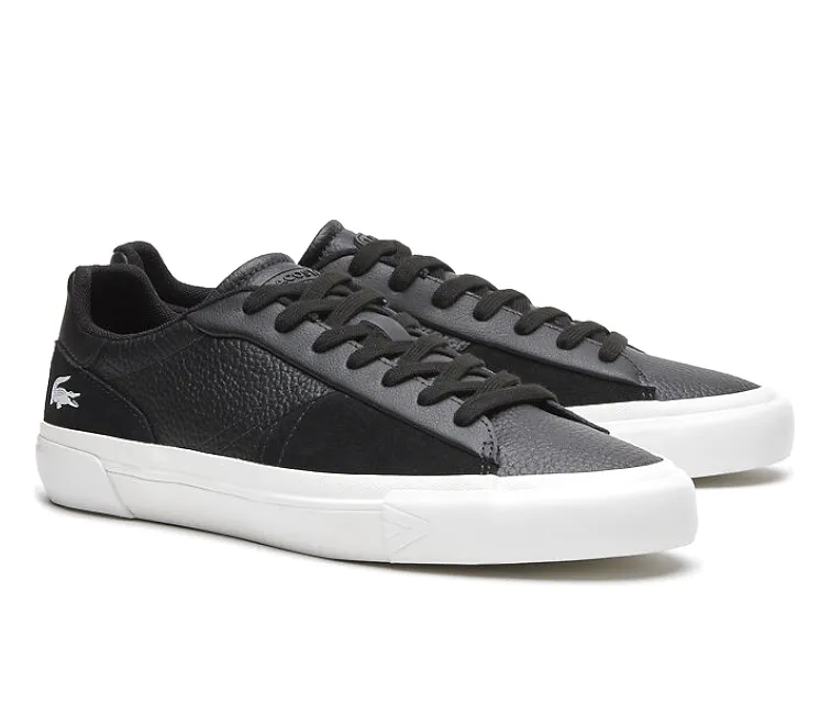 Fire Walk Balanced Style Men's Lacoste L006 222 SMA (Black/White)