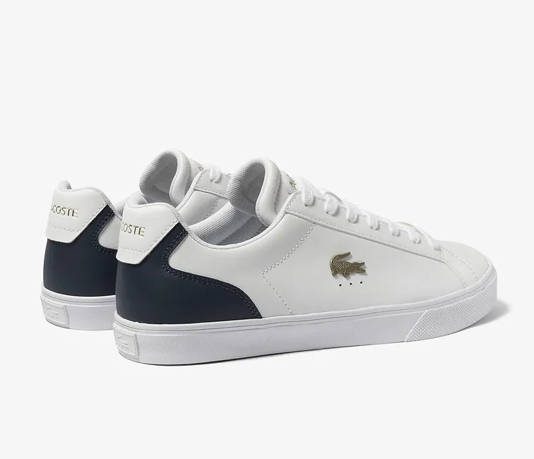 Men's Lacoste Lerond Pro 123 3 CMA (White/Navy) Comfort padding design Soft Surface