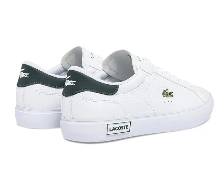 Coffee Walk Men's Lacoste Powercourt 0721 2 SMA (White/Dark Green)