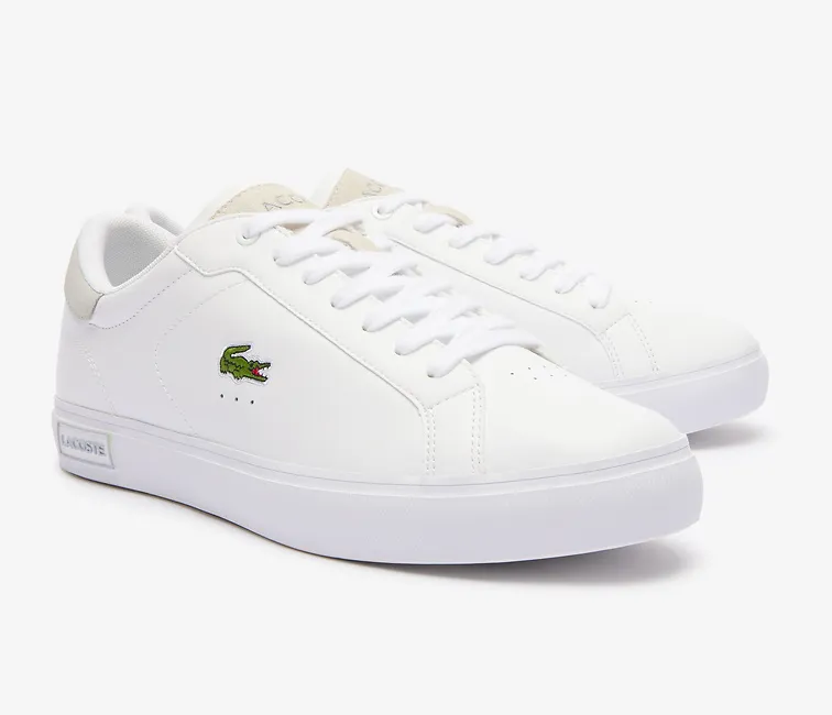 Men??s Lacoste Powercourt 124 2 SMA (White/Light Grey) Street Edge Relax Movement