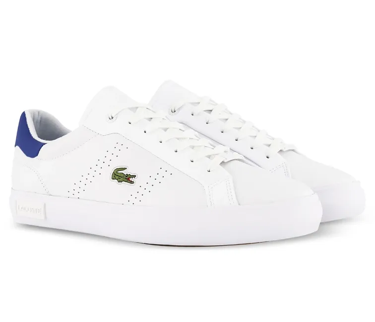Men's Lacoste Powercourt 2.0 0722 1 SMA (White/Blue) Versatile use