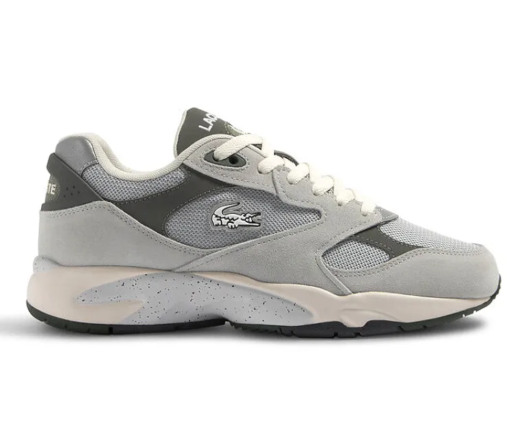 No Pressure Fit Men's Lacoste Storm 96 LO VTG 223 1 SMA (Light Grey/Dark Grey)