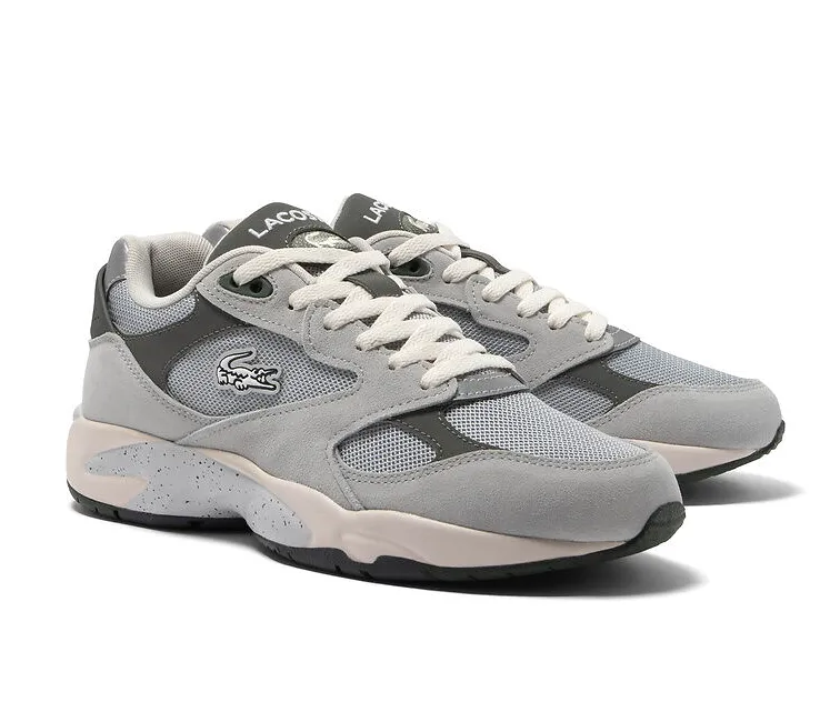 Cold Hike Moist Dry Men's Lacoste Storm 96 LO VTG 223 1 SMA (Light Grey/Dark Grey)
