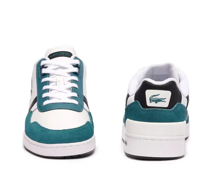 School Ready Men's Lacoste T-Clip 124 7 SMA (White/Dark Green)