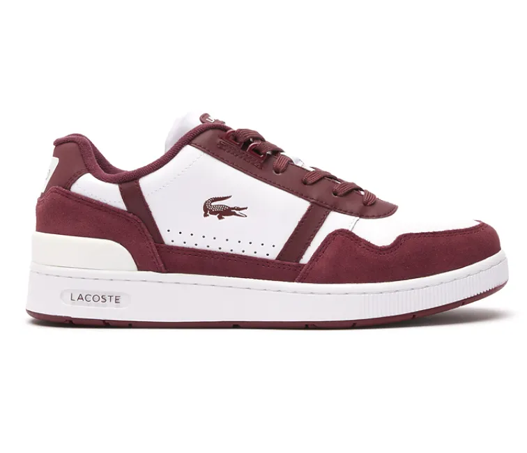 Daily Favorite Alley Run Men's Lacoste T-Clip 223 3 (White/Burgundy)