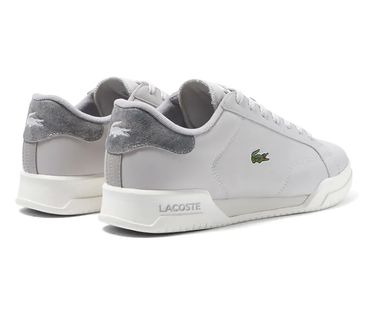 Ankle friendly Quick Walk Men's Lacoste Twin Serve 222 1 SMA (White/Off White)