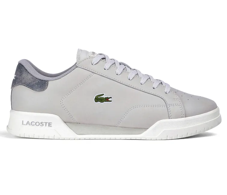 Neutral Colors Comfortable Sole Men's Lacoste Twin Serve 222 1 SMA (White/Off White)