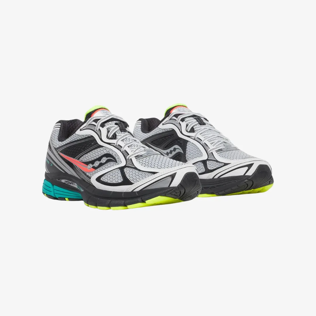 Stride Easy mens saucony progrid guide 7 (white/teal)