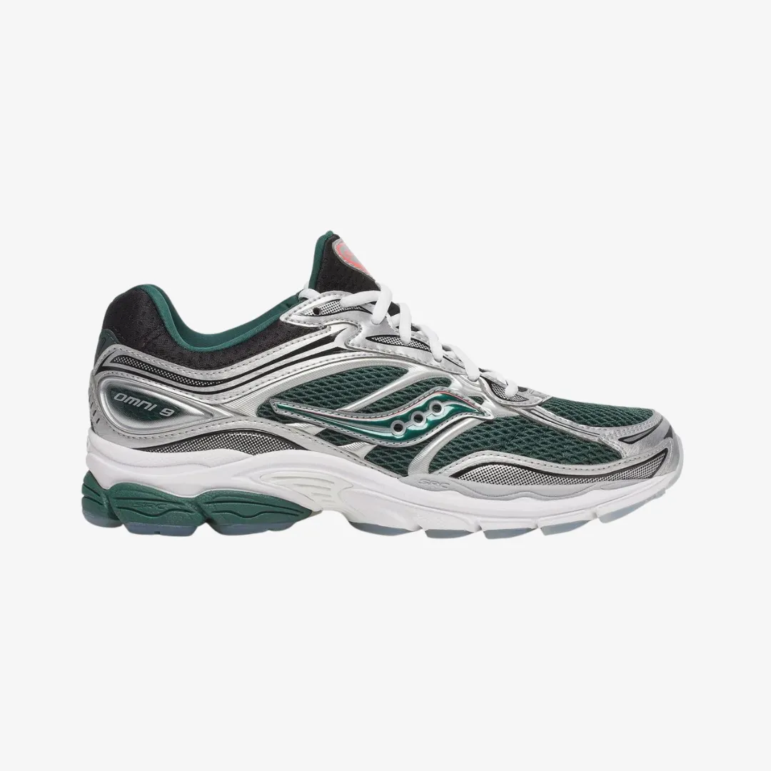 Running mens saucony progrid omni 9 (green/black)