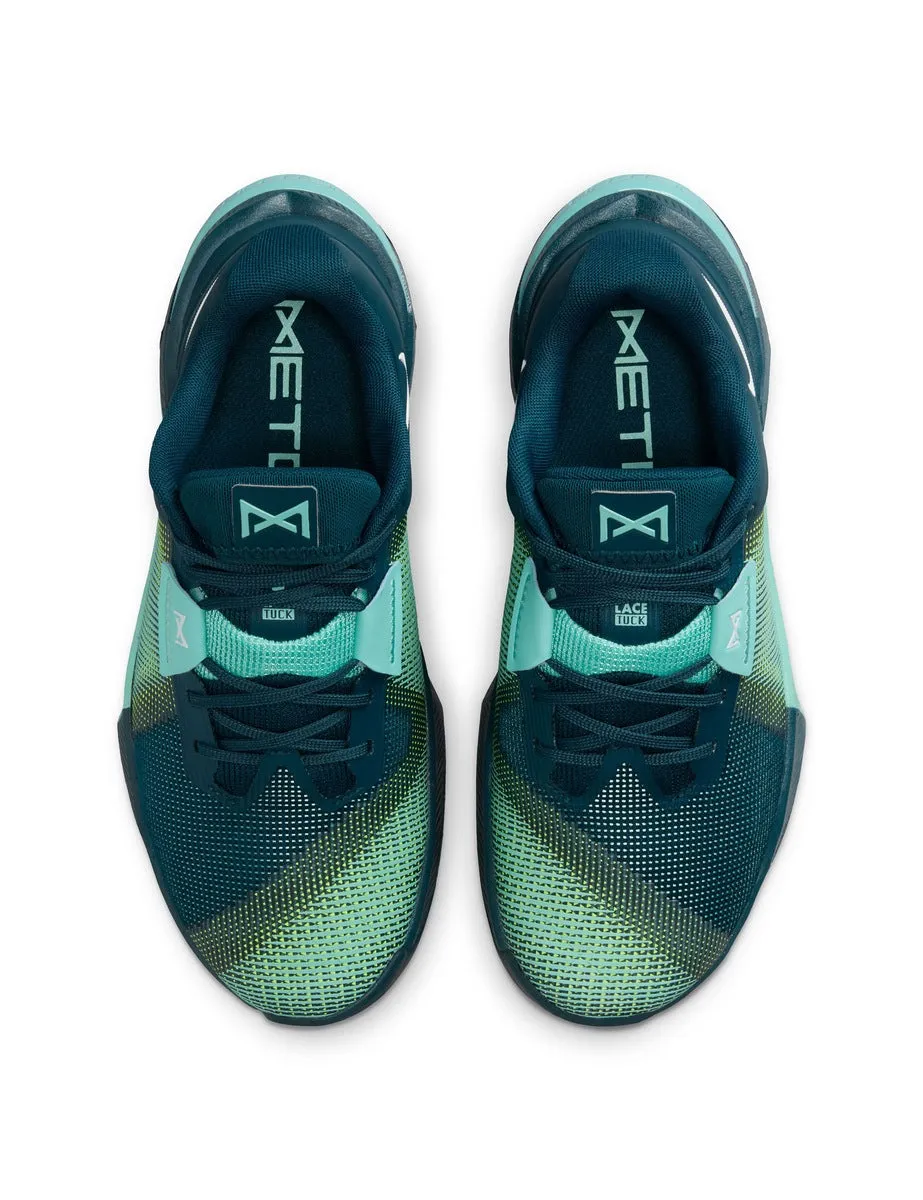 Foam Wrap Metcon 10 Shoes - Midnight Turquoise/Bleached Turquoise/Volt/White