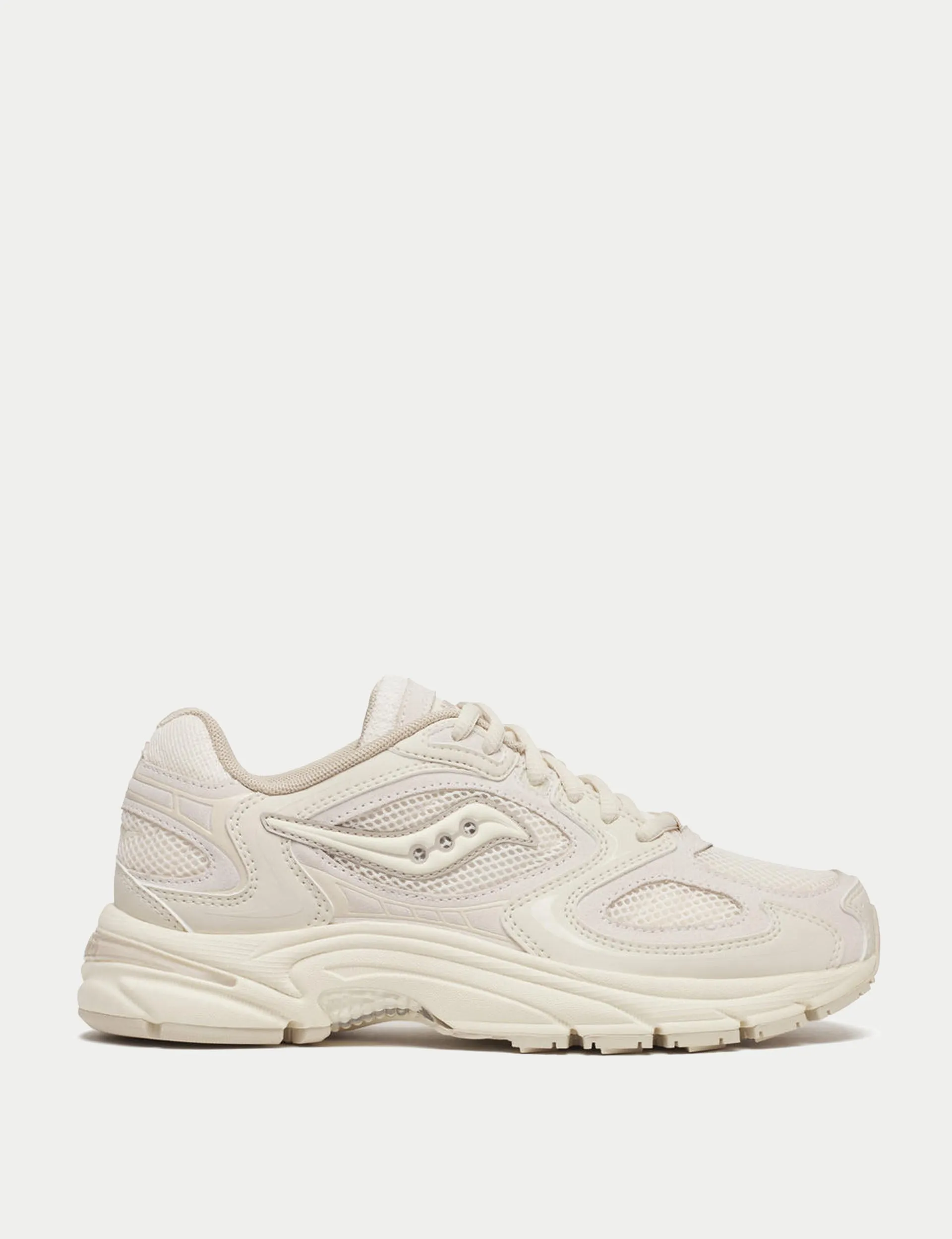 Beach Jog Comfort Driven Grid Jazz 9 Suede - Ivory