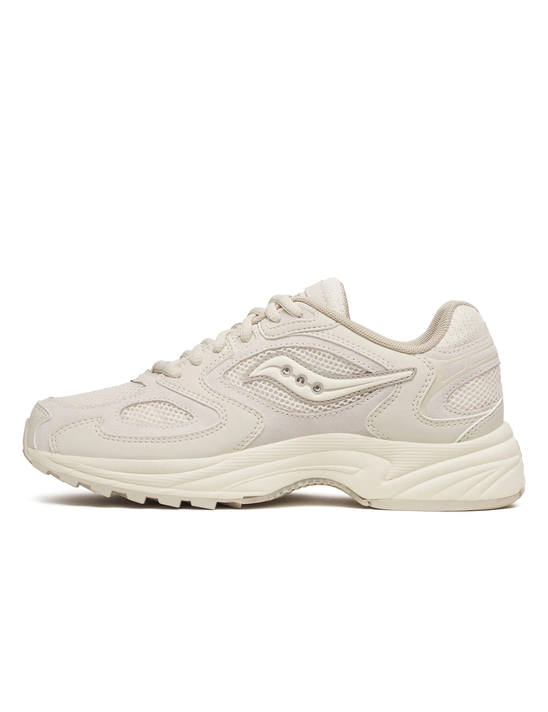 Grid Jazz 9 Suede - Ivory Trendy Look