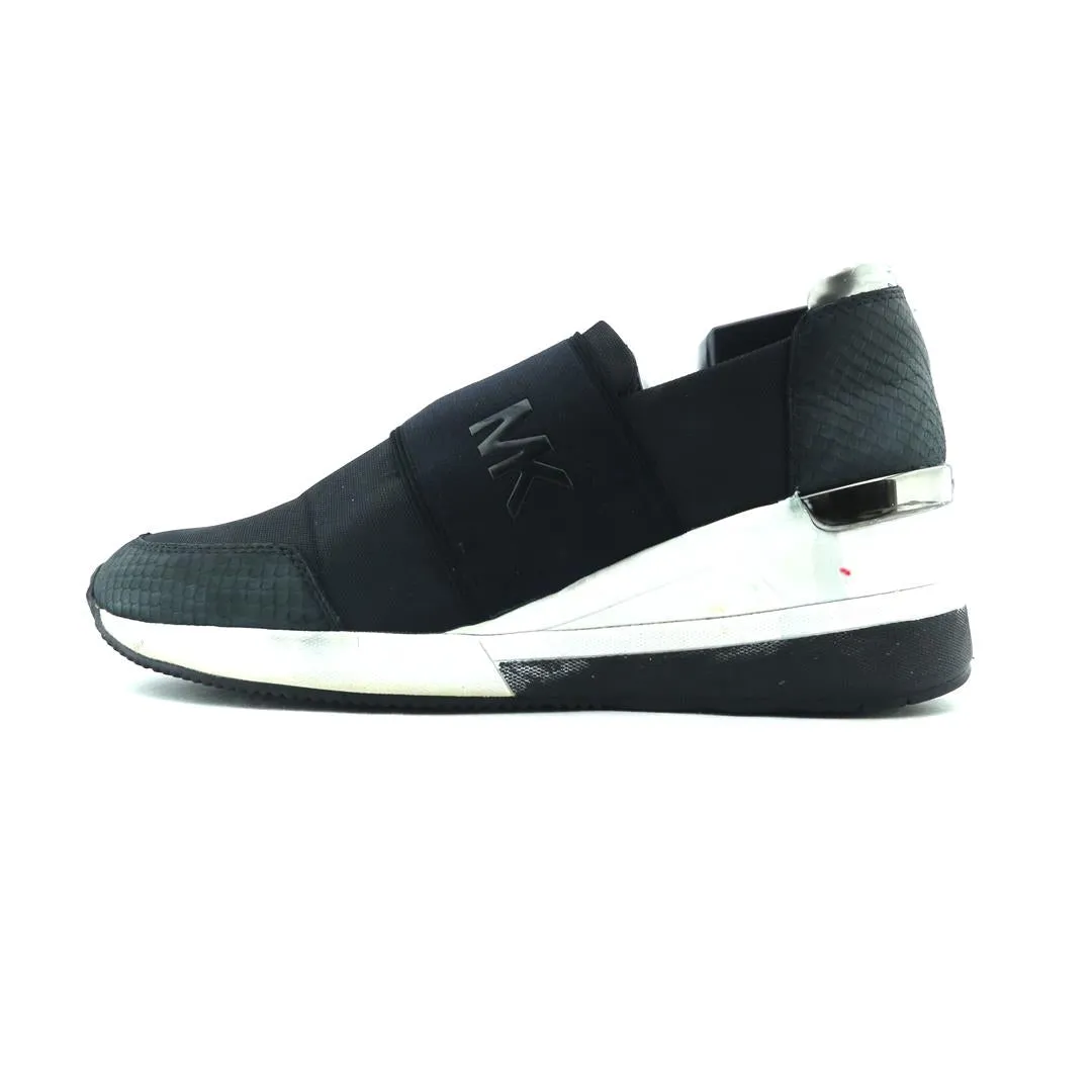 MICHAEL KORS FELIX SNAKE NUBUCK TRAINER Steady Pace