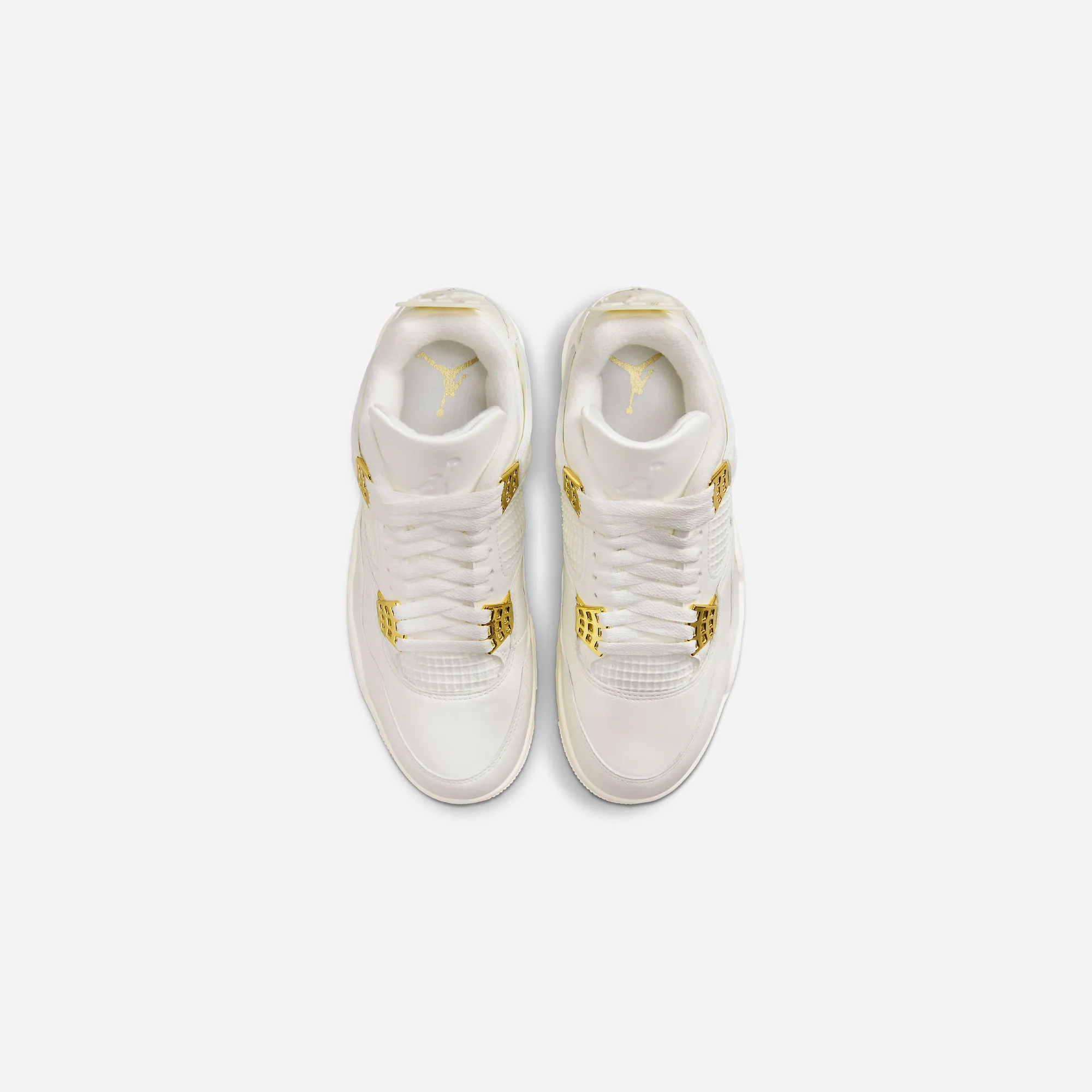 Nike Air Jordan 4 Retro Metallic Gold WMNS Double Stitched Seams