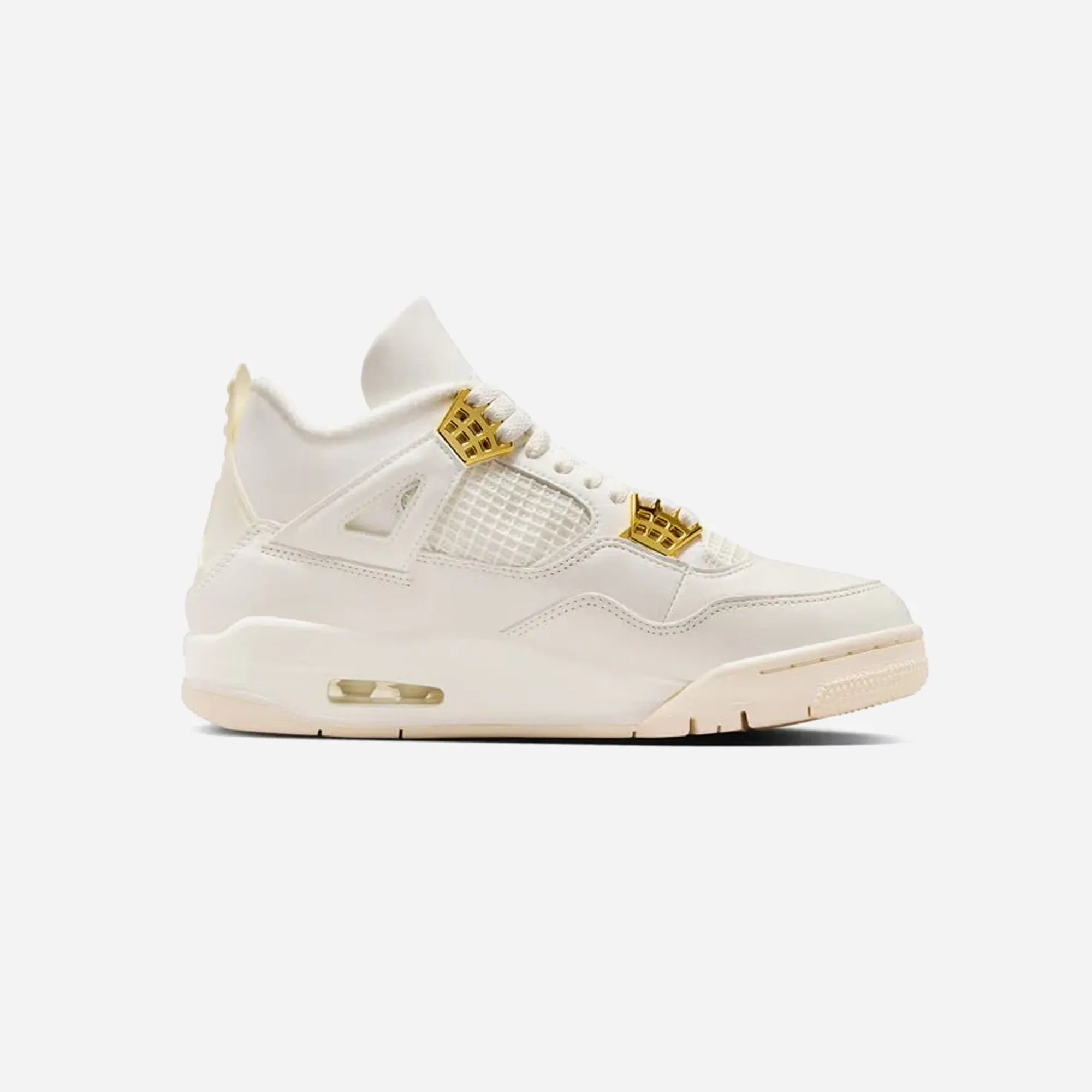 Ultra-soft fit Trail Look Nike Air Jordan 4 Retro Metallic Gold WMNS