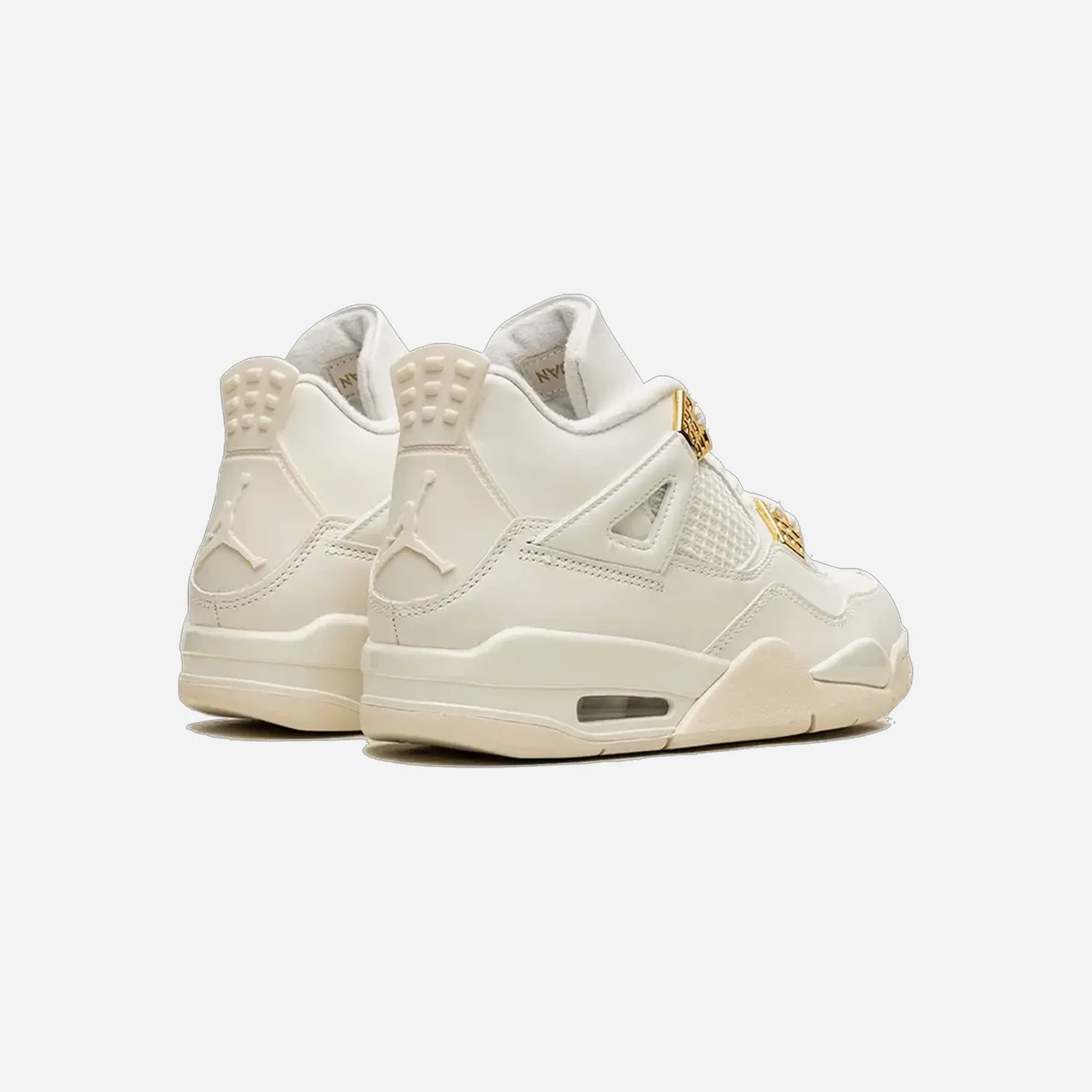 Quick Drying Technology Comfort solution Nike Air Jordan 4 Retro Metallic Gold WMNS