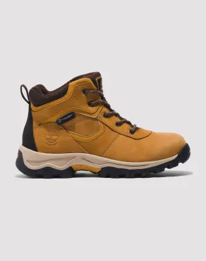 Comfortable Style Feather Light Windy Weather Timberland Mt. Maddsen Mid Lace Up Waterproof Hiking Boot Grade-School