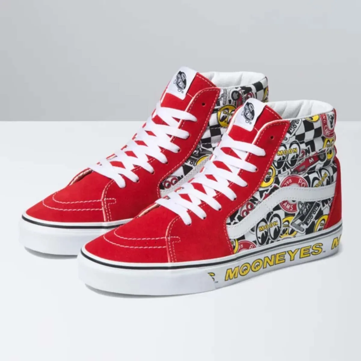   Mooneyes SK8-Hi 'Formula One' Padded Tongue Youth Fresh