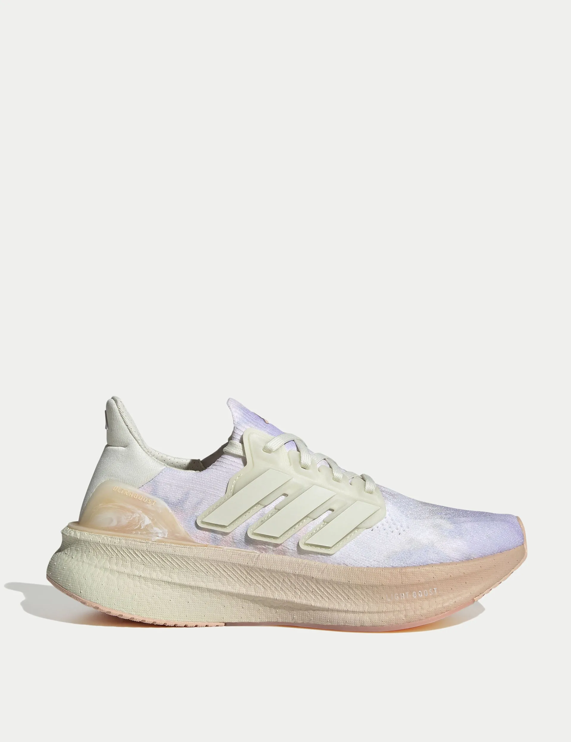 senior shoes well - ventilated Ultraboost 5 Tie-Dye Shoes - Warm Vanilla/Ivory/Purple Tint